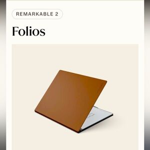 Remarkable 2 Folio Premium brown leather - Like new